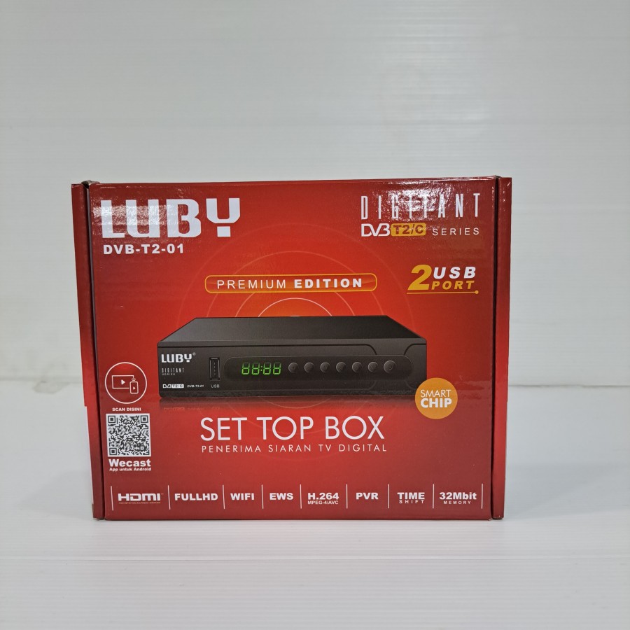 Set Top Box Luby DVB-T2 01 Termurah! Sinyal Jernih, Kualitas HD