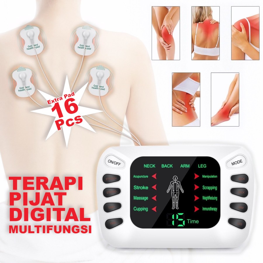 Electronic Pulse Massager Pijat Multifungsi Digital Therapy Akupuntur