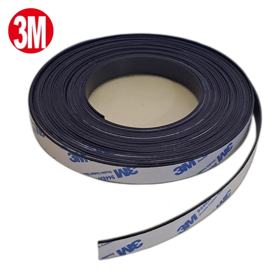 Magnet Tape Strep 3M ,size:12mm x 100 cm (Tebal :1 mm)